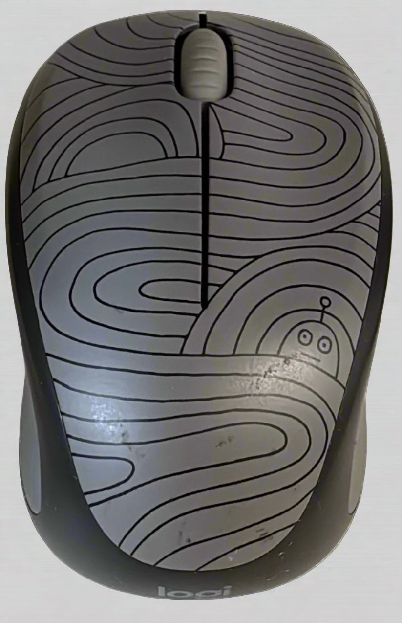 Logitech M317 Wireless Mouse - Deep Grey Bot (No Dongle)